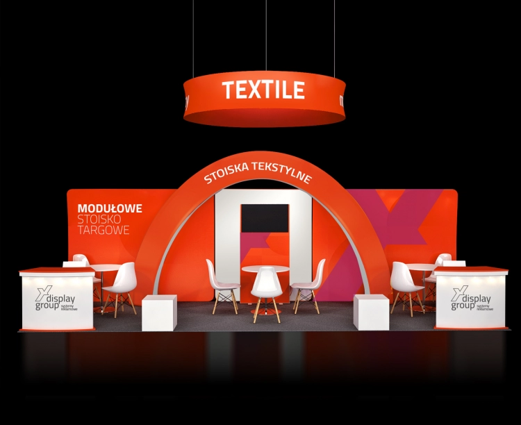 Modułowe stoiska targowe TEXTILE